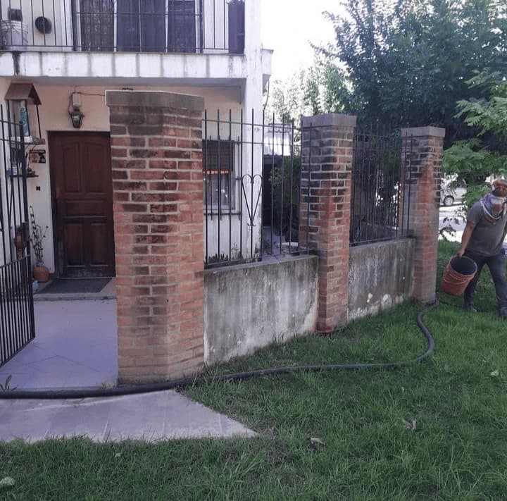 Paredón antes del arenado - Vicente López