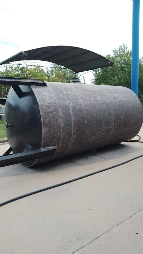 Tanque industrial después del arenado - Ituzaingó