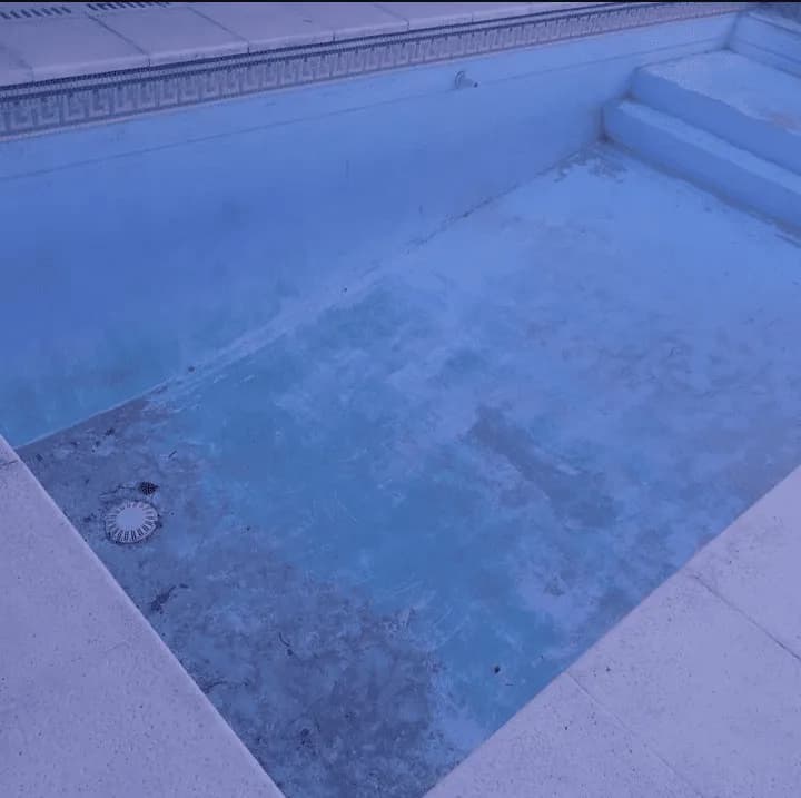 Pileta antes del arenado - Zona Norte