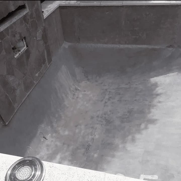 Pileta después del arenado - Zona Oeste