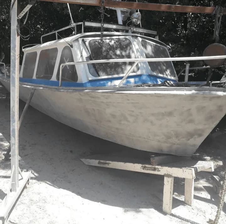 Barco después del arenado - Tigre