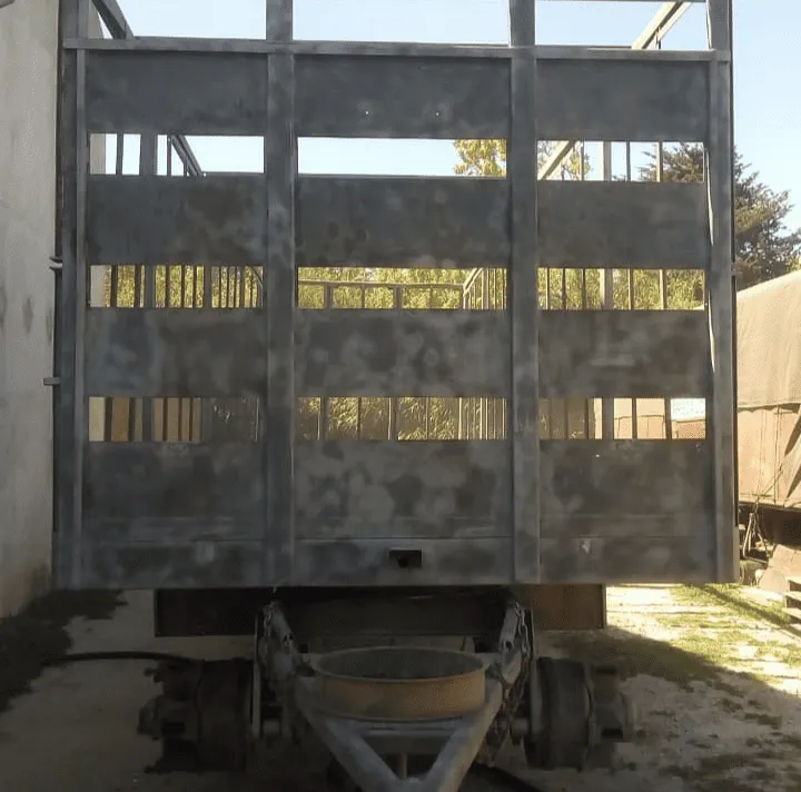 Camión después del arenado - Zona Oeste