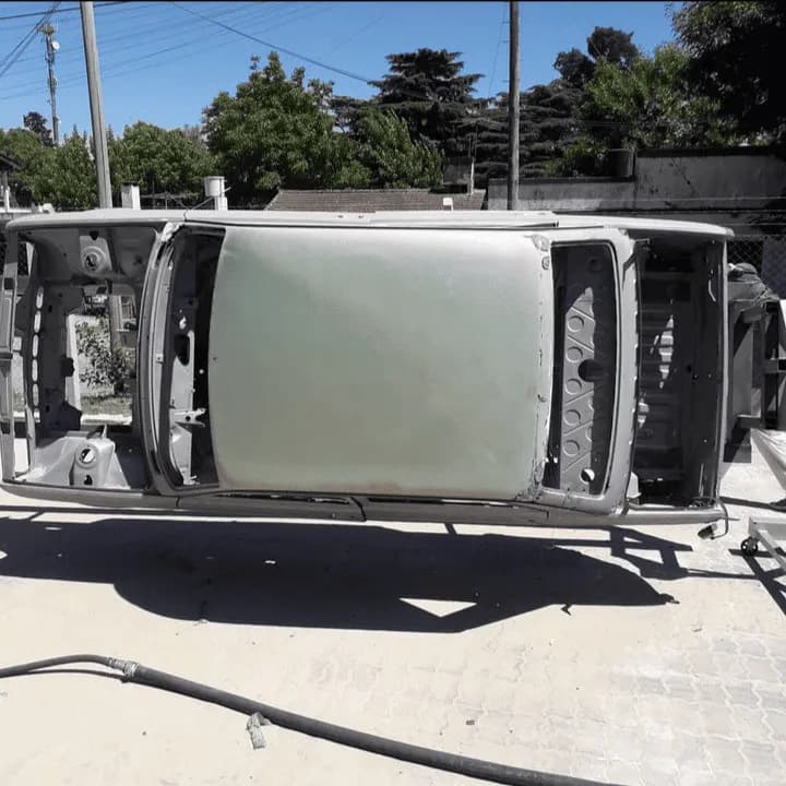 Chasis antes del arenado - Zona Norte