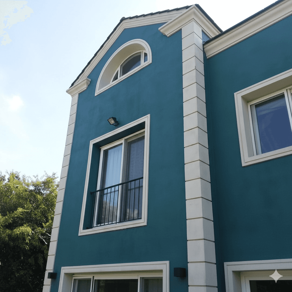 Fachada después de la pintura profesional - San Martín