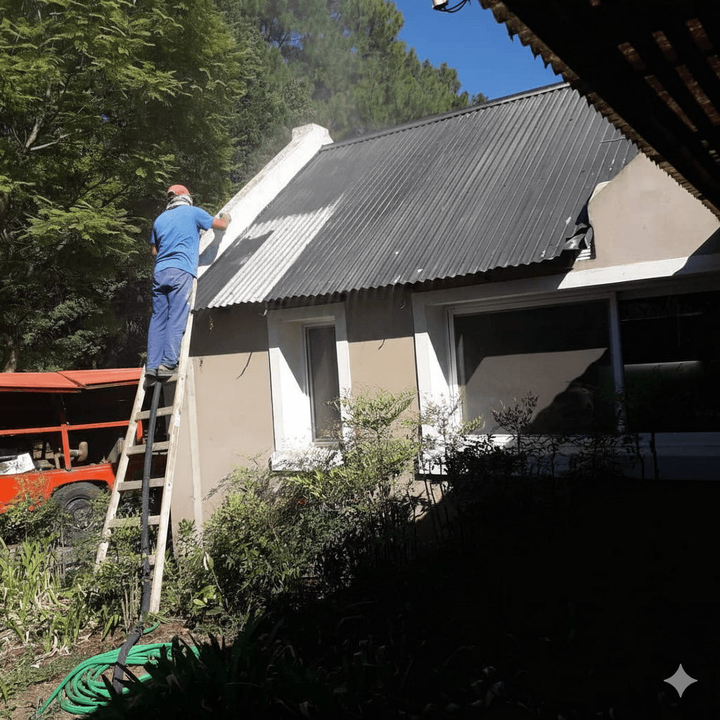 Arenado de fachadas particulares - Arenados Lucho