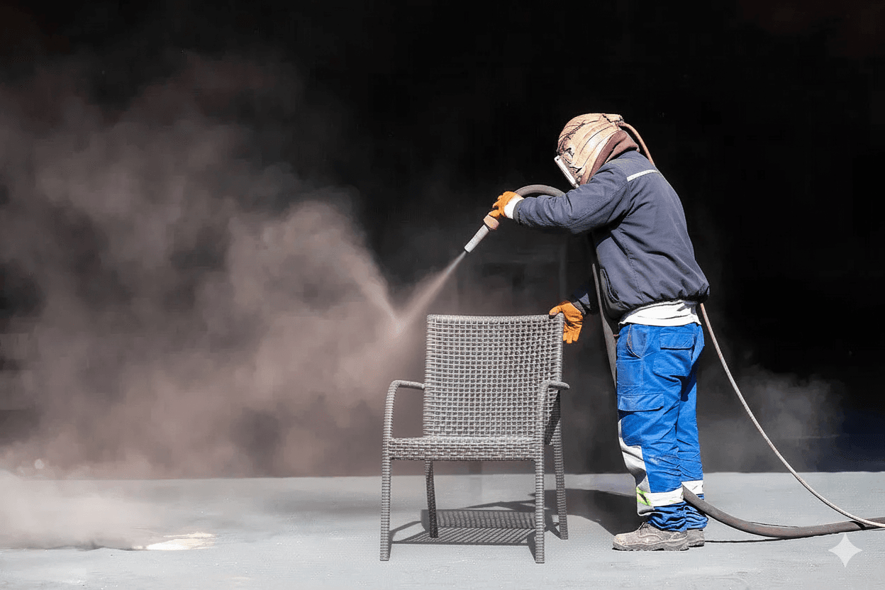 Arenado profesional de metales