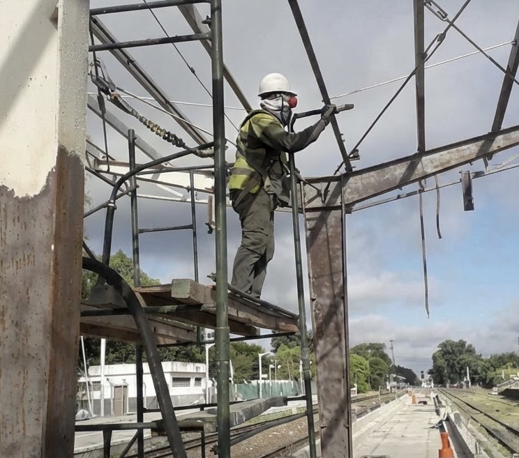Arenado de Nave Ferroviaria